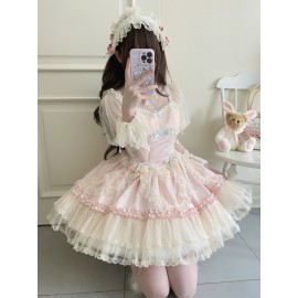 Floral Season Lolita Ballet JSK Dress (HCT15)