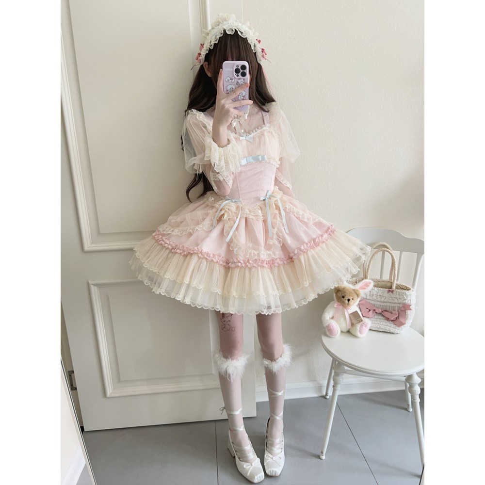 Floral Season Lolita Ballet JSK Dress (HCT15)