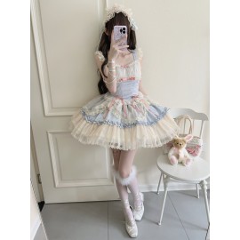 Floral Season Lolita Ballet JSK Dress (HCT15)