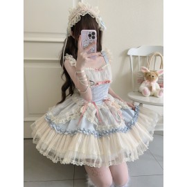 Floral Season Lolita Ballet JSK Dress (HCT15)