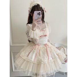 Floral Season Lolita Ballet JSK Dress (HCT15)