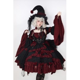 The Witch Gothic Lolita Dress Full Set by No Jump Rabbit (NJR01)