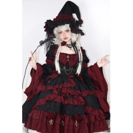 The Witch Gothic Lolita Dress Full Set by No Jump Rabbit (NJR01)