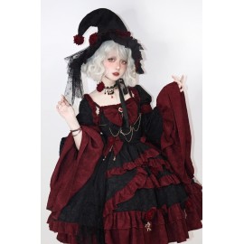 The Witch Gothic Lolita Dress Full Set by No Jump Rabbit (NJR01)