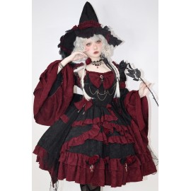 The Witch Gothic Lolita Dress Full Set by No Jump Rabbit (NJR01)