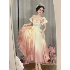 Ombre Pink Classic Lolita Dress (OB01)