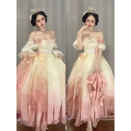 Ombre Pink Classic Lolita Dress (OB01)