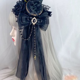 Handmade Gothic Lolita Mini Hat (YSH01)