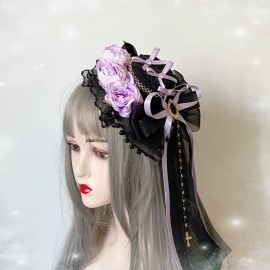 Handmade Gothic Lolita Mini Hat (YSH01)