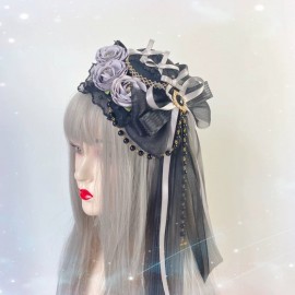 Handmade Gothic Lolita Mini Hat (YSH01)