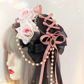 Handmade Gothic Lolita Mini Hat (YSH01)