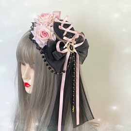 Handmade Gothic Lolita Mini Hat (YSH01)