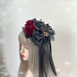 Handmade Gothic Lolita Mini Hat (YSH01)