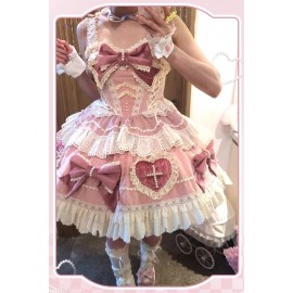 Cross Sweetheart Sweet Lolita Dress JSK by Sakura Princess (SPS03)