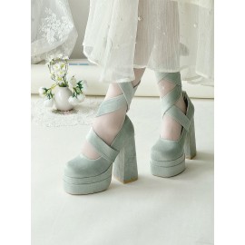 Mary Janes Platform Shoes (LLP01)