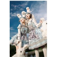 Blue Classical Music Sweet Lolita Dress OP / JSK by Sweetheart Vending Machine (SVW01)