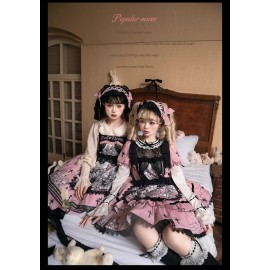 Pink Classical Music Sweet Lolita Dress OP / JSK by Sweetheart Vending Machine (SVW02)