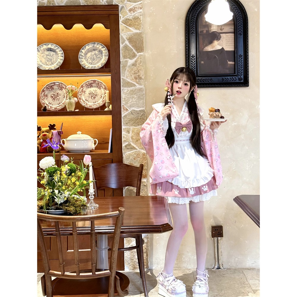 Bobo Rabbit and Bobo Bear Kawaii Yukata Set By To Alice (TA03)