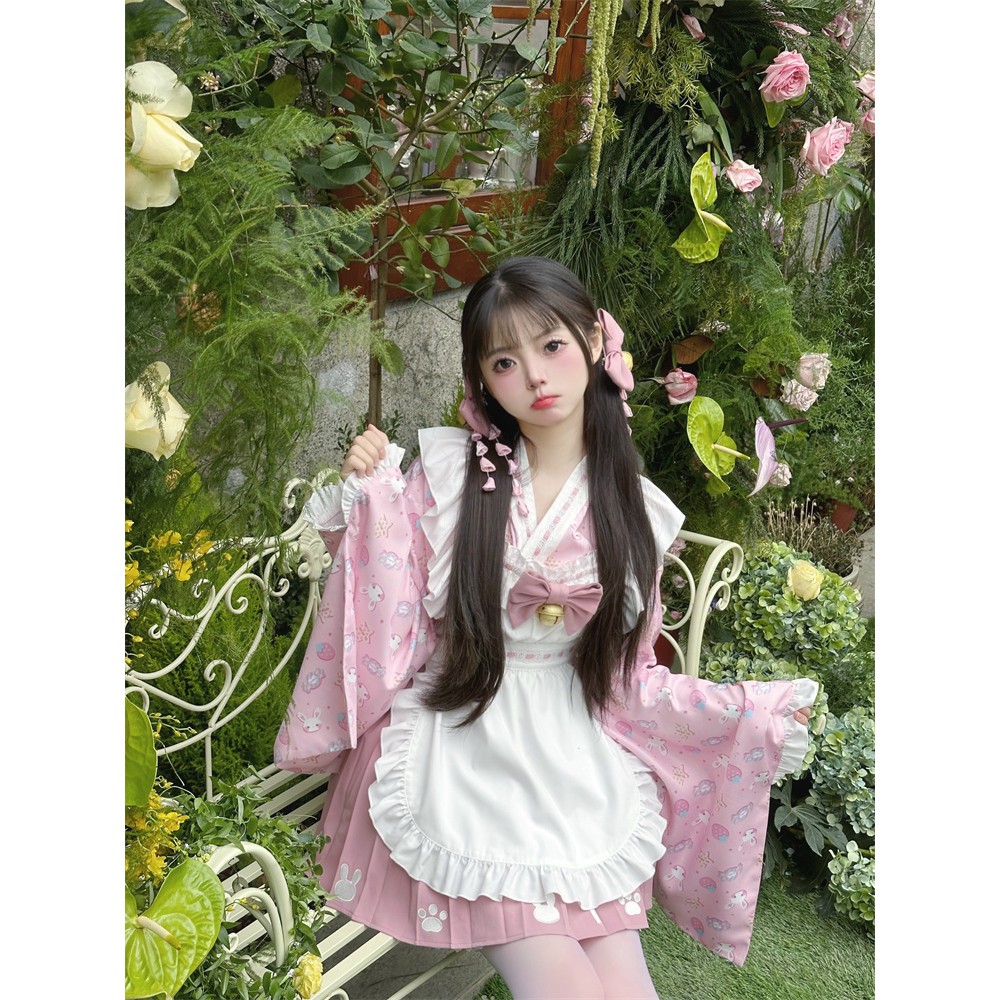 Bobo Rabbit and Bobo Bear Kawaii Yukata Set By To Alice (TA03)