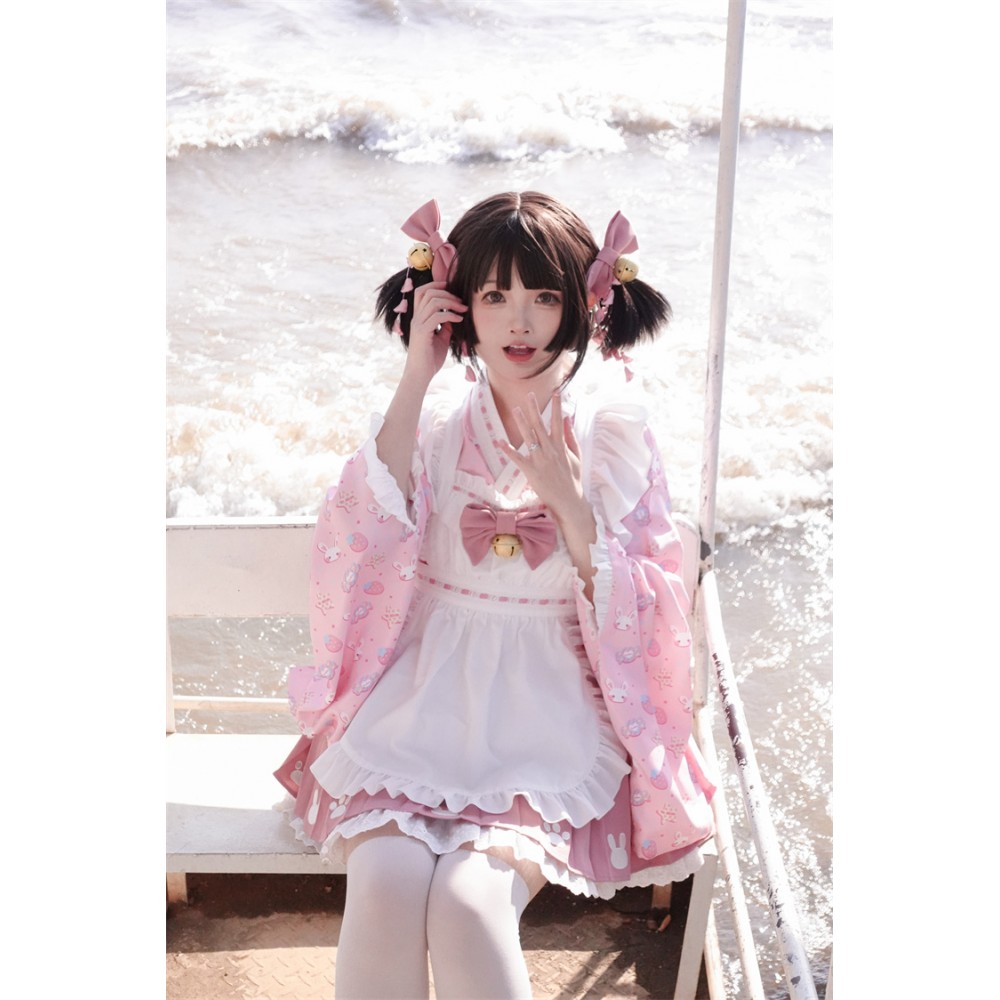 Bobo Rabbit and Bobo Bear Kawaii Yukata Set By To Alice (TA03)