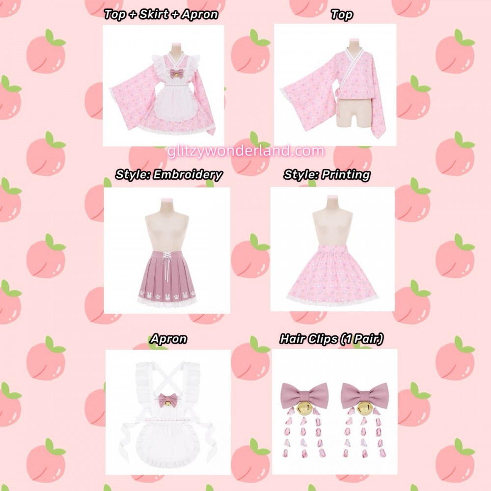 Bobo Rabbit and Bobo Bear Kawaii Yukata Set By To Alice (TA03)