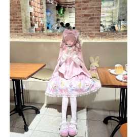 Kawaii Bunny Sweet Lolita Cape by To Alice (TA04)