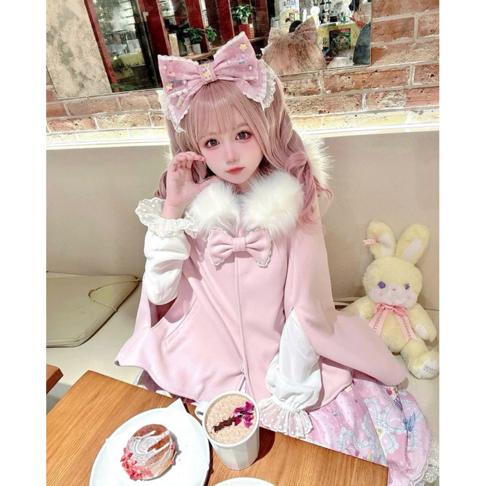 Kawaii Bunny Sweet Lolita Cape by To Alice (TA04)