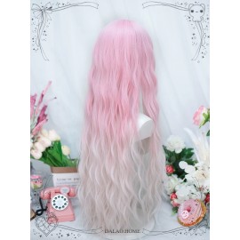 Peachy Sweet Wine Long Wavy Lolita Wig (DL100)