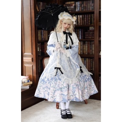 Chintz Garden Sweet Alice Wa Lolita 4pc Set by Withpuji (WJ199)