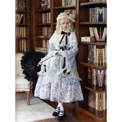 Chintz Garden Sweet Alice Wa Lolita 4pc Set by Withpuji (WJ199)