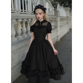 Nocturne Gothic Lolita Dress JSK / Jacket by Withpuji (WJ201)