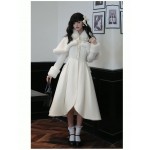 A-Line Thick Padded Wool Coat by Withpuji (Wj205)