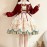 Gingerbread Kingdom Christmas Lolita Dress JSK by YingLuoFu (SF137)