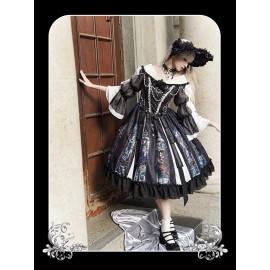 Stained Glass Classic Lolita Dress OP by YingLuoFu (YLF02)