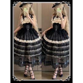 Swan Lake Lolita Dress JSK Outfit by YingLuoFu (YLF03)