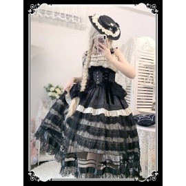 Swan Lake Lolita Dress JSK Outfit by YingLuoFu (YLF03)