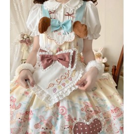 Sweet Pet Paradise Sweet Lolita Kawaii Dress JSK Outfit by YingLuoFu (YLF04)