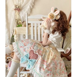 Sweet Pet Paradise Sweet Lolita Kawaii Dress JSK Outfit by YingLuoFu (YLF04)