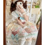 Sweet Pet Paradise Sweet Lolita Kawaii Dress JSK Outfit by YingLuoFu (YLF04)