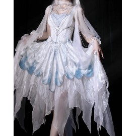 White Peacock Classic Lolita Dress JSK by YingLuoFu (YLF06)