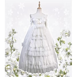 SALE! Snowdrifts and Endless Night Classic Lolita Dress OP by Souffle Song - Size L (C88)