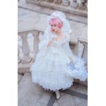 SALE! Snowdrifts and Endless Night Classic Lolita Dress OP by Souffle Song - Size L (C88)