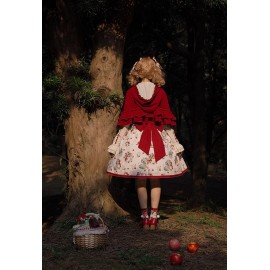 Red Riding Hood Lolita Dress OP & Cape Set by Summer Fairy (SUF01)