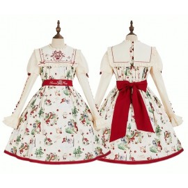 Red Riding Hood Lolita Dress OP & Cape Set by Summer Fairy (SUF01)