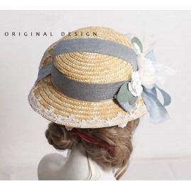 Lolita Vintage Straw Hat (HAC01)