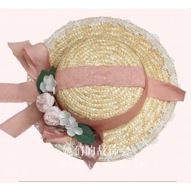 Lolita Vintage Straw Hat (HAC01)