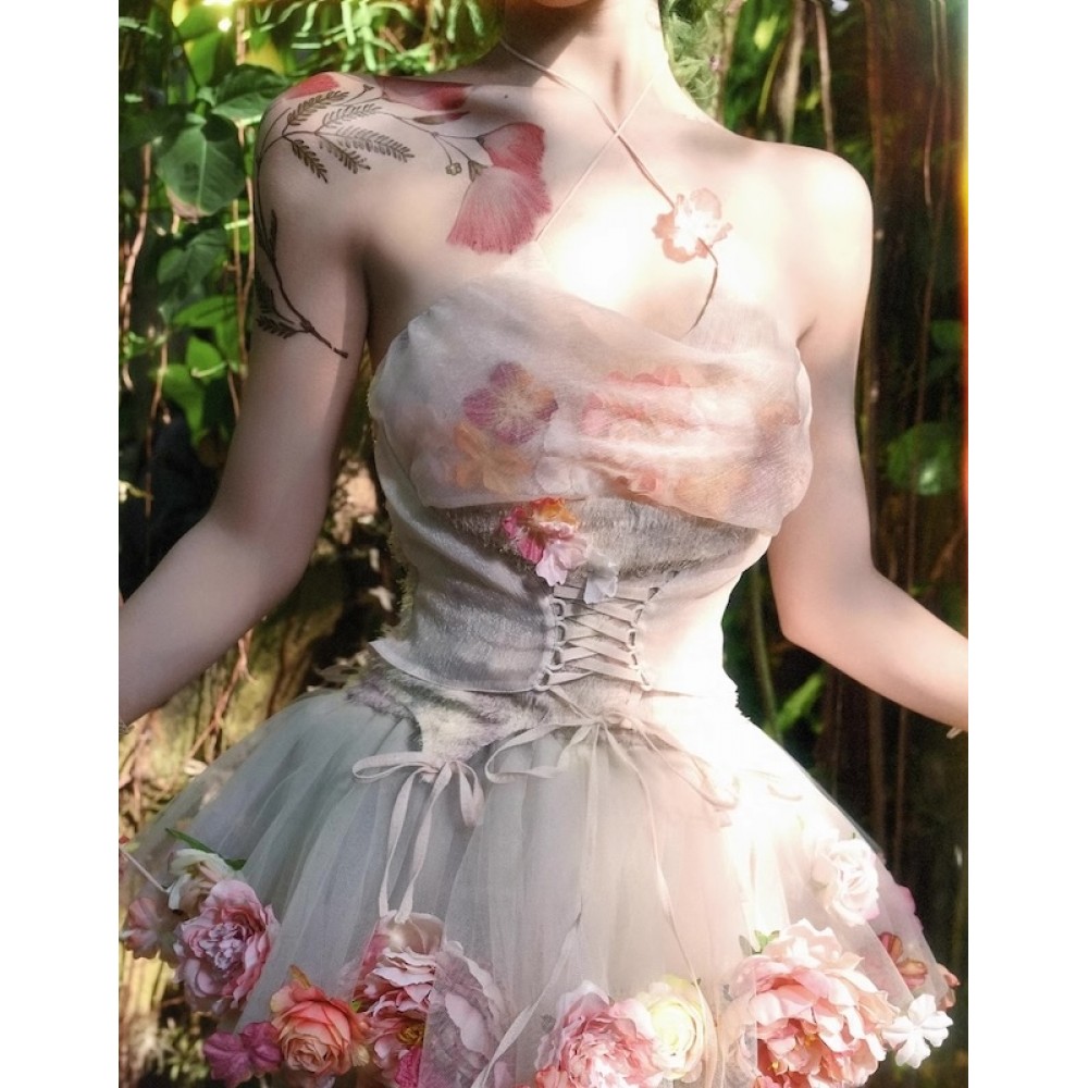 Spirit of the Forest Spring Fairy-Style Chiffon Camisole by Blood Supply (BSY159CC)