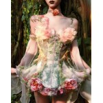 Spirit of the Forest Spring Fairy-Style Corset by Blood Supply (BSY159CT)