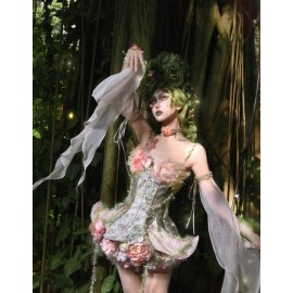 Spirit of the Forest Spring Fairy-Style Corset by Blood Supply (BSY159CT)