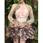 Spirit of the Forest Plush Cropped Jacket by Blood Supply (BSY159JT)